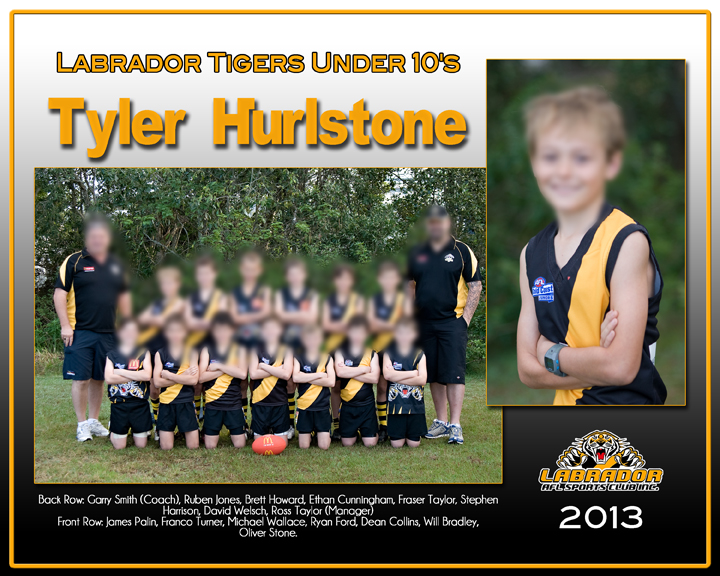 Under 10 Boys AFL Team Photo